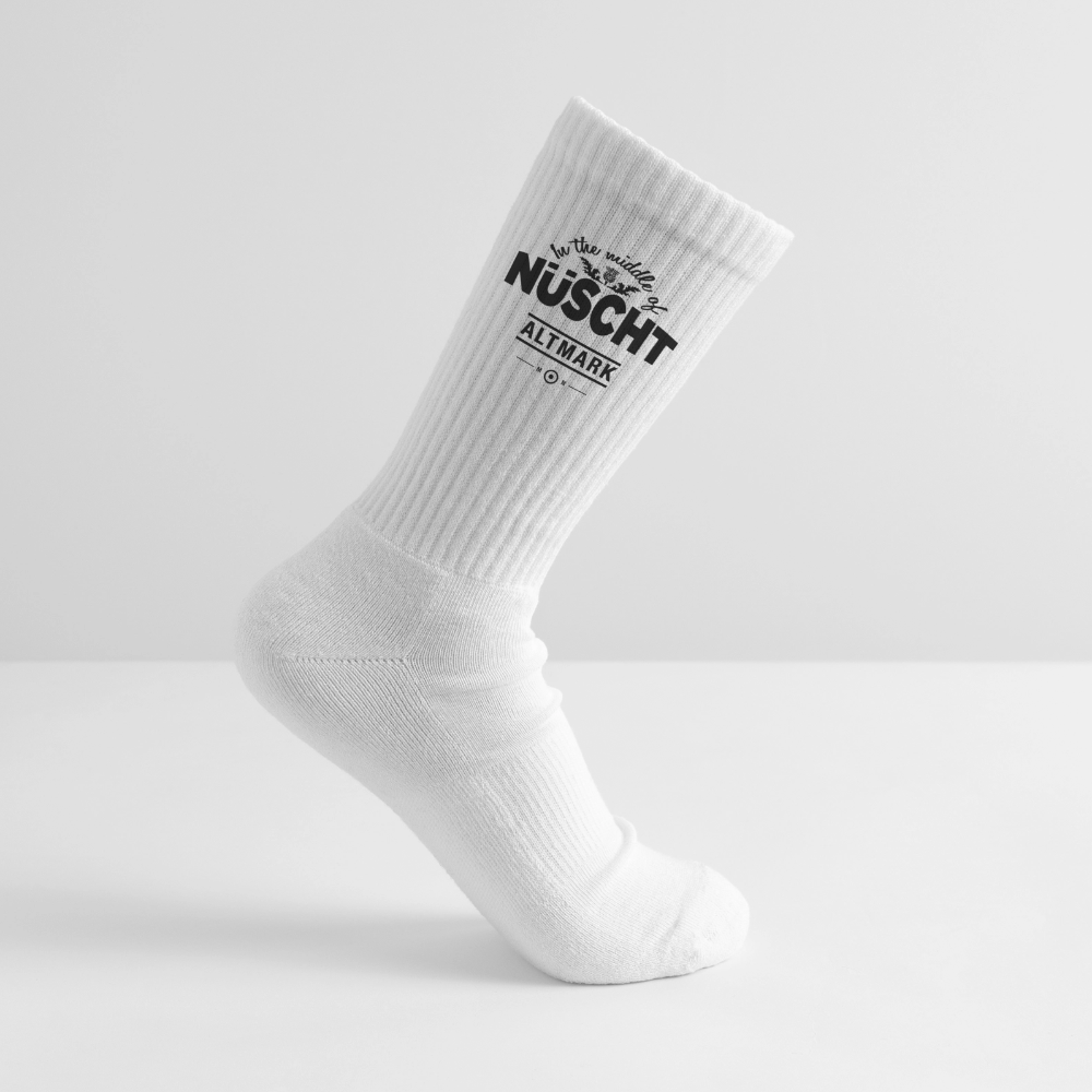 Nüscht als Socken - Weiß