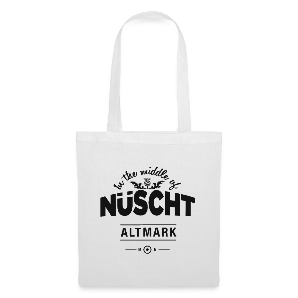 Heimatbeutel aus dem "NÜSCHT" - Weiß
