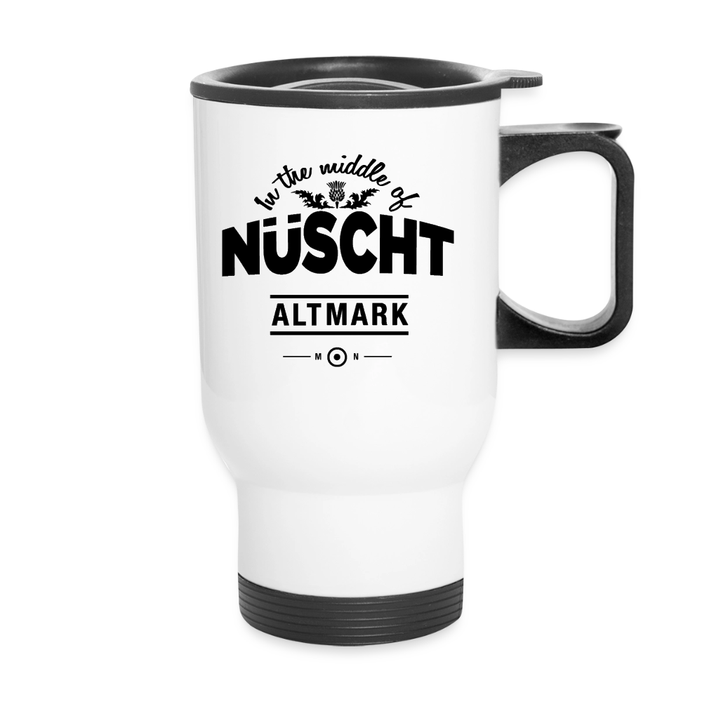 Nüscht als ein Getränkebecher heiß & kalt - Weiß