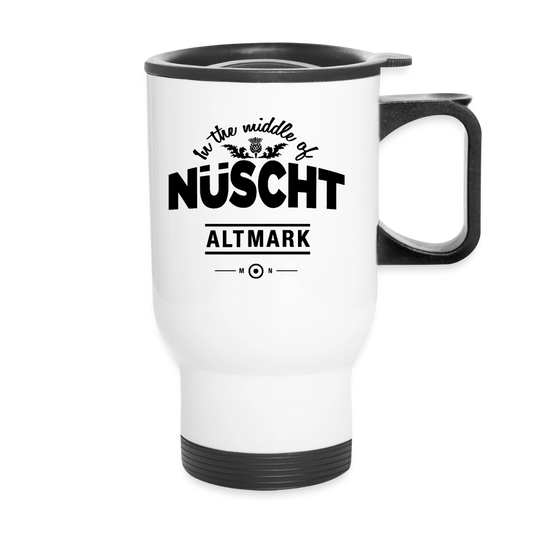 Nüscht als ein Getränkebecher heiß & kalt - Weiß
