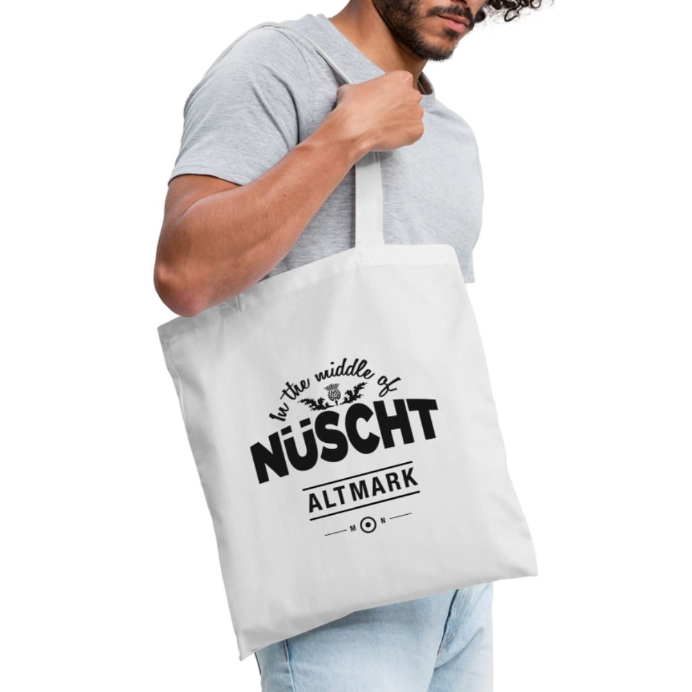 Heimatbeutel aus dem "NÜSCHT" - Weiß