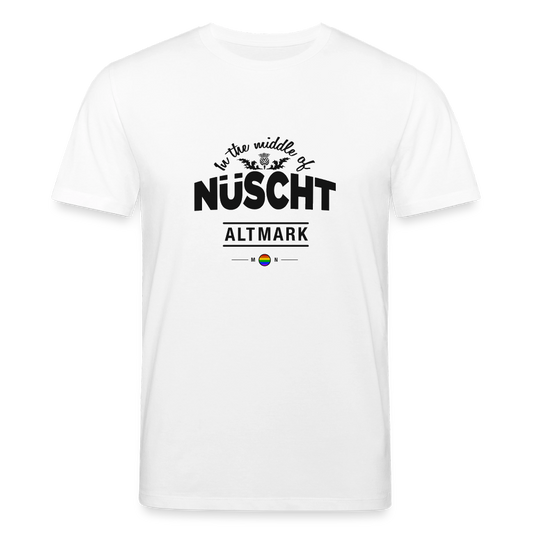 Nüscht als Haltung im T-Shirt  (Stanley/Stella, Unisex, Bio, nachhaltig) - Weiß